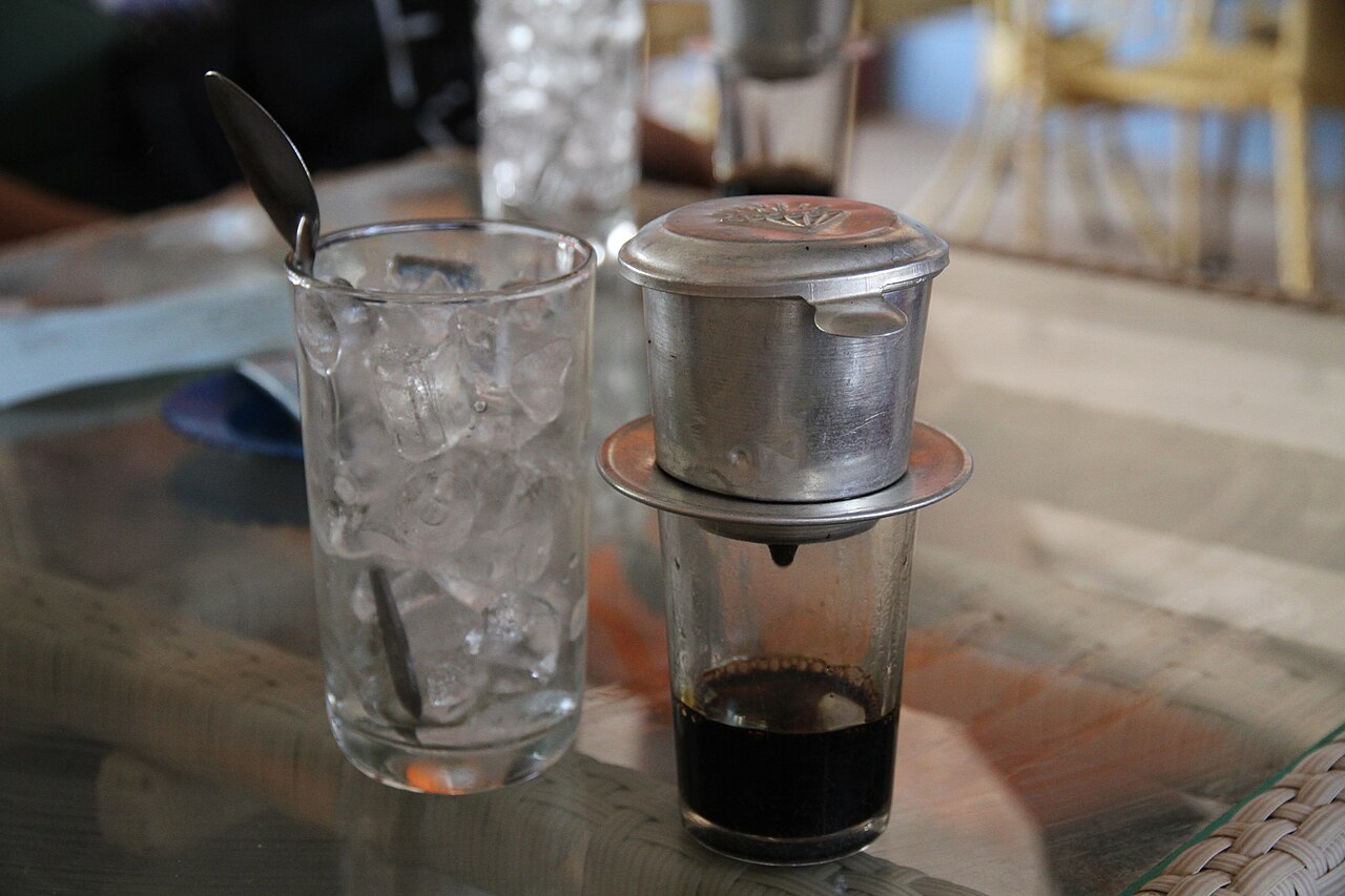 Vietnamese phin coffee